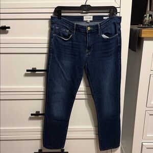 Frame Denim Women's Dark Blue Boyfriend Jeans